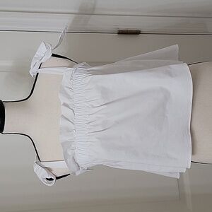 Vici Size S White Tie Strap Halter Crop Top, Excellent Condition.